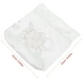 thumbnail image 2 of OULII Bridal Dolly Bag 1Set Dolly Bag White Fabric Rectangular Shape Elegant Style For Wedding Party, 2 of 8