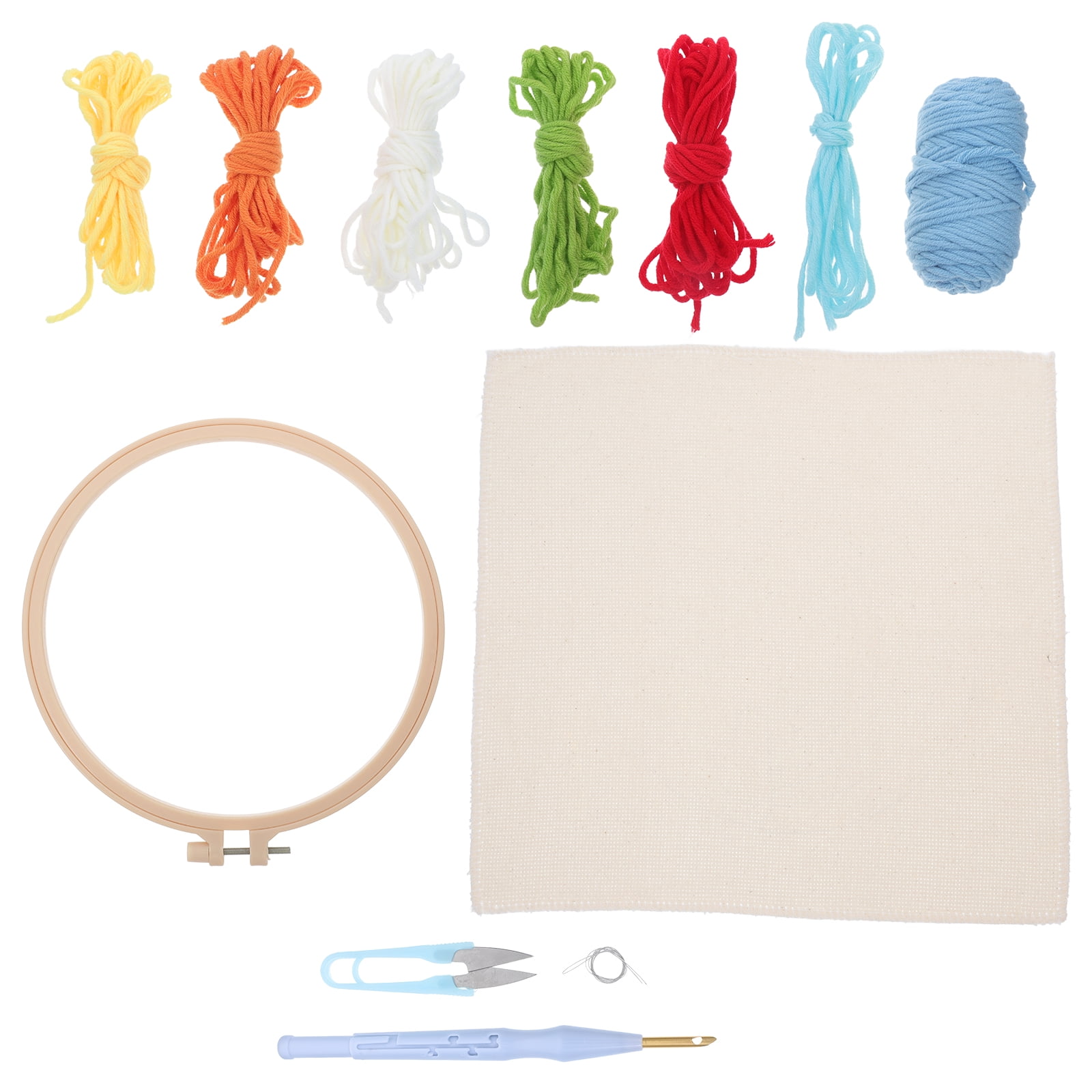Supvox Fabric Punch Tool Embroidery Tool Wood 1 Set