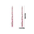thumbnail image 3 of DPTALR Flower Printed Long Pole Candle Romantic Wedding Candlelight Dinner Decoration Tasteless Long Candle Stick Two Sets, 3 of 6