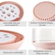 thumbnail image 4 of Caja de almacenamiento para brochas de maquillaje con tapa, caja de almacenamiento para brochas de maquillaje, a prueba de polvo, impermeable, se puede secar al aire Levamdar CZMR-HY224-3, 4 of 5
