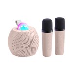 Haut-parleurs Bluetooth sans fil, Microphone haut-parleur sans fil Karaoké portable Soyez fait une seule machine Bluetooth Haut-Parleur Accueil Karaokée Cadeau, Haut-parole Bluetooth portable