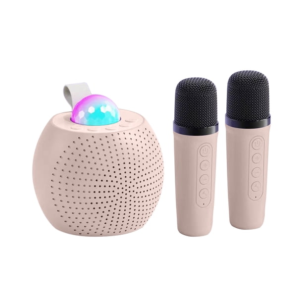 Puntoco Altavoz Micrófono Inalámbrico Portátil Karaoke Be Made One Machine Altavoz Bluetooth Home Karaoke Regalo