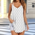 thumbnail image 2 of SROBPTY Womens Tank Tops Print Cami V Neck Loose Shirts, 2 of 5