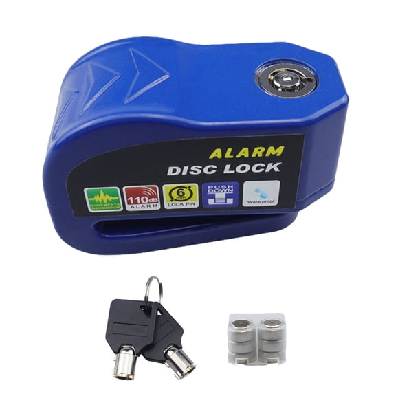 Scooter Bike Wheel Anti-theft Lock Disc Brake Lock with Alarm Waterproof Brake Lock Motorcycle Wheel Disc ALuminum Lock