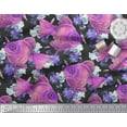 thumbnail image 2 of Soimoi Rayon Fabric Fish Ocean Print Fabric by Yard 56 Inch Wide, 2 of 3