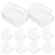 thumbnail image 1 of Cajas de almacenamiento transparentes para el hogar, cajas de embalaje de piezas pequeñas, tarjetas, 10 Uds., 1 of 7