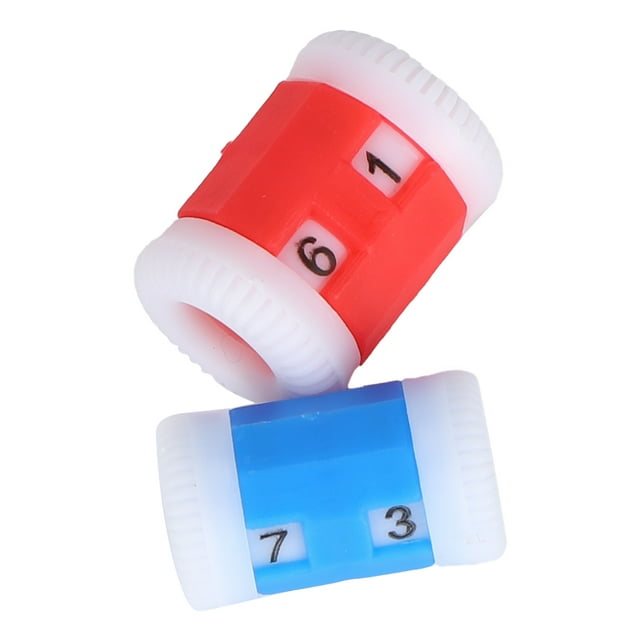 Plastic Knit Counter, Knitting Crochet Stitch Marker Row Counter Counter Stitch Marker Tool for Household Counting and Crafting