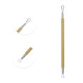 thumbnail image 3 of Unique Bargains 1pc Portable Double-Headed Pimple Extractor Tool Gold Tone, 3 of 6
