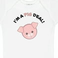 thumbnail image 4 of Inktastic I'm a Pig Deal Cute Pig Pun Boys or Girls Baby Bodysuit, 4 of 5