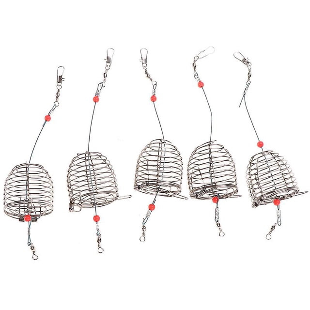 5 piezas jaula para señuelos de pesca