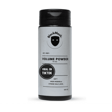 Bla-ck-Ma-sk Texture Powder for Men, Easy to Apply - Instantly Adds Texture & Volume, All-Natural Ingredients, Strong Hold, Hair Powder for Men