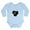 Sky Blue, variant on CafePress - Black Sushi Cat Body Suit - Long Sleeve Cotton Baby Bodysuit