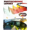 thumbnail image 4 of VICTGOAL Photochromic Cycling Glasses for Men Women, Clear Bike Glasses with UV400 Protection, Sports Running Sunglasses Goggles, 4 of 8