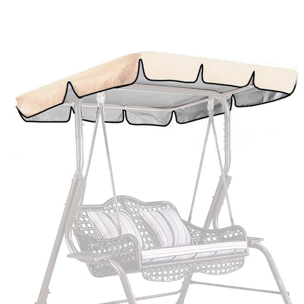 Replacement Canopy Top Hammock Cover for Garden Patio Outdoor Seater Swing Chair 