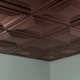 thumbnail image 5 of FASÄDE Traditional 3 Decorative Vinyl 2ft x 2ft Lay in Ceiling Panel in Oill Rubbed Bronze (5 Pack), 5 of 5