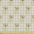 thumbnail image 2 of Ambesonne Yellow Lab Fabric by the Yard Upholstery, Pastel Funny Labrador, 3 Yards, Baby Pink Beige Vermilion, 2 of 5