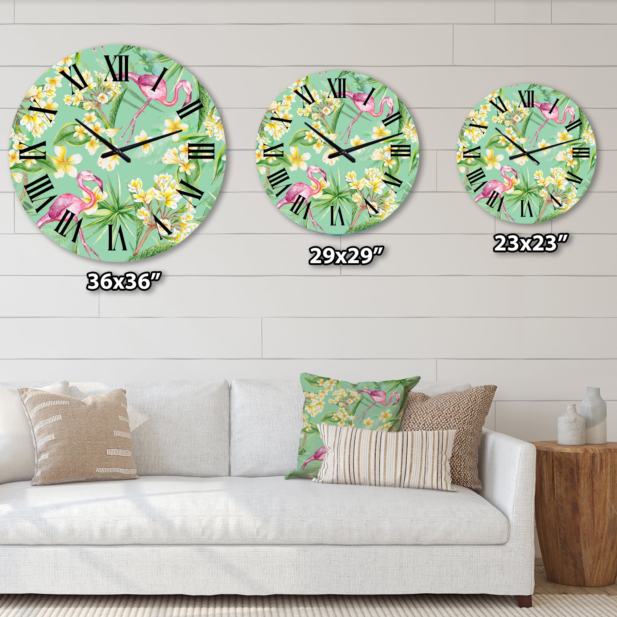 Designart 1 in Quartz Traditional Wall Clock