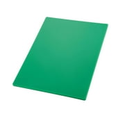 Winco 12" W x 18" D Cutting Board Green 86130