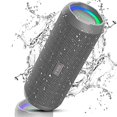 thumbnail image 1 of RIENOK Altavoz Bluetooth portátil 30W Doble emparejamiento Estéreo inalámbrico verdadero Sonido HD IPX7 Impermeable Ducha deportiva al aire libre Altavoz inalámbrico Bluetooth 5.3 para fiesta en casa, 1 of 5
