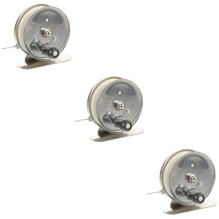 WORGEOUS 3pcs Fly Fishing Reel Outdoor Fishing Wheel Iron Sea Fishing Gear Iron Fishing Pole Wheel