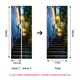 thumbnail image 4 of CHAO (77x200cmvista nocturna del edificio)pegatina de puerta Efecto Trompe L'oeil 3d Interior Pegatinas de pared de Pvc para decoración Pared Sala de estar Cocina Dormitorio Baño, 4 of 5