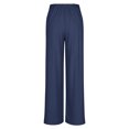 thumbnail image 4 of Cotton Sweatpants Women Camo Cargo Pants for Women Womens Wide Leg Pants Women's Dress Pants for Work Casual Work Pants Women Cargo Scrub Pants for Women Navy XL, 4 of 6