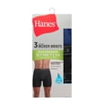 thumbnail image 2 of Hanes Mens Underwear Boxer Briefs, 3-Pack, Performance Stretch Boxer Brief Underwear for Men, 2 of 8