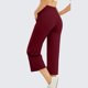 thumbnail image 4 of Pantalones de yoga cortos de cintura alta para mujer - Poliéster y spandex para uso diario y estilos de vida activos, 4 of 7
