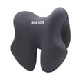 thumbnail image 1 of Almohada cervical de espuma viscoelástica multiusos para adultos, transpirable, kit de viaje, suave, para almuerzo. Gris oscuro, 1 of 9