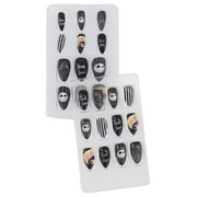 The Nightmare Before Christmas Press On Nails! 24 Self Adhesive Stick On Nails! Jack Skellington Inspired Fake Press On Nails! Quick And Colorful Manicure! Choose Your Color! (Jack)