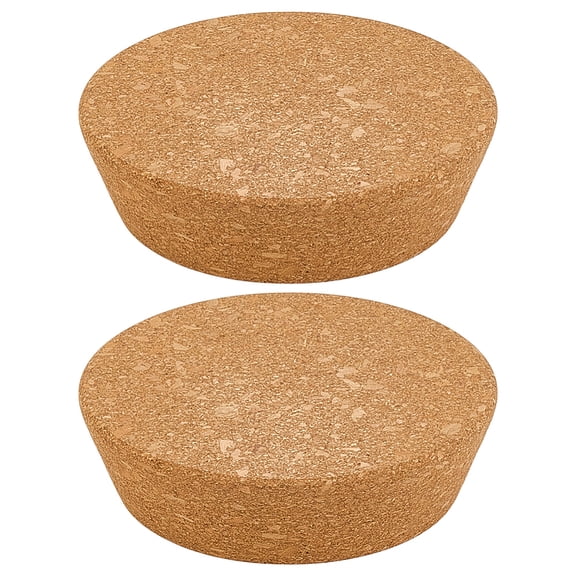 2Pcs Large Cork Stoppers 3.5~4.3 Inch Cork Bottle Stoppers Tapered Corks Plugs Corks Canning Jar Lids Wood Tapered Plugs Wooden Taper