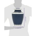 thumbnail image 6 of Eternal Harmony Cremation Urn for Human Ashes | Funeral Urn Carefully Handcrafted with Elegant Finishes to Honor and Remember Your Loved One | Adult Urn Large Size with Beautiful Velvet Bag, 6 of 6