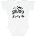thumbnail image 3 of Inktastic My Grammy Loves Me Grandchild Girls Baby Bodysuit, 3 of 5
