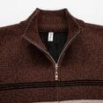thumbnail image 5 of Mens Sweater, Autumn Winter Fashion Casual Sweater Coat With Padded Knitted Cardigan Top Sweater Jacket, Warm Cold Weather Wear, Daily Outdoor Wear, Men's Clothing, 5 of 8