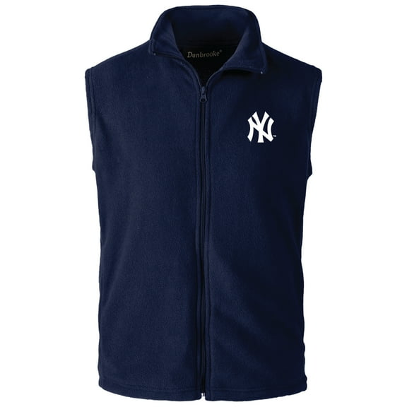 Men's-Dunbrooke Navy New York Yankees Houston Full-Zip Vest