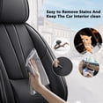 thumbnail image 5 of Premium Car Seat Covers for Honda Accord 2000,Comfortable Leather Seat Covers for Accord,Waterproof Anti-slip Car Seats Protectors for 2 Seats(Black,Pillows), 5 of 6
