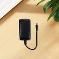 thumbnail image 1 of LNGOOR Portable Safe Box Disguised as Charger Plug for Home Security Black Plastic Hidden Storage Container 5.1x2.4x1.2 inches, 1 of 8