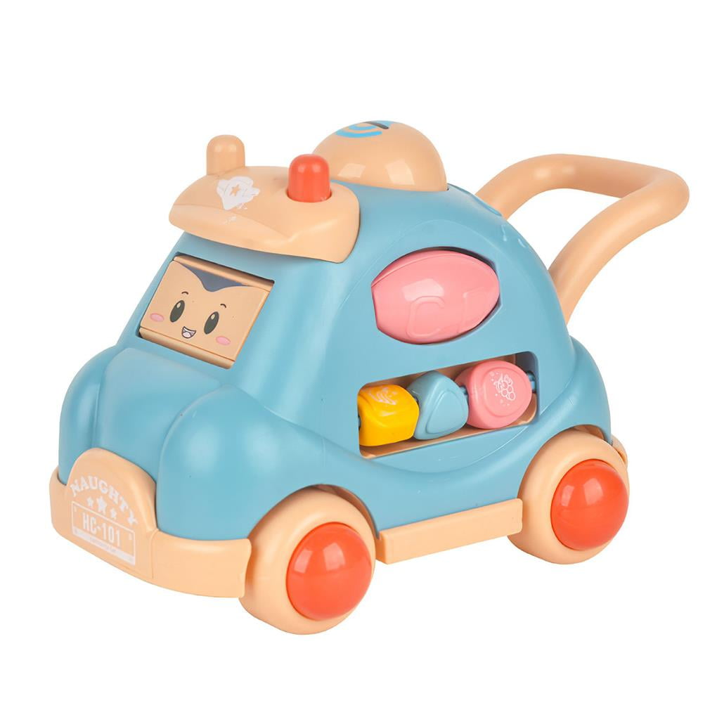 DTOWER Baby Cars Toy Cartoon Colorful Toddler Push Go Toy with Animal  Pattern English Alphabet Resistant Vehicles Baby Toys for Kid 