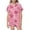 Pink-02, variant on FYDUU Little & Big Girls Pink Puff Pajamas Set 2 Piece Pajamas For Kids Graphic Print Short Sleeve Button Shirt Shorts Sleepwear Set Soft Cute Kids Clothes For 2-3 Years