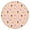Princess Carriage Pattern, variant on Princess Castle & Unicorn Pattern Round Fitted Tablecloth with Elastic Edge,Dining Table Cover Waterproof,Outdoor Round Tablecloth for Camping,Dining,Indoor and Outdoor