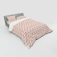 thumbnail image 2 of Ambesonne Animal Bedding Set 4 Pcs, Horse Pattern, Queen, Coral and Cream, 2 of 2