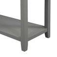 thumbnail image 7 of Buffet Sideboard Table Wood Console Table with Drawer,Cabinet and Bottom Shelf for Kitchen Room Bedroom Living Room- 45.2 Inch Gray, 7 of 7