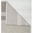 thumbnail image 3 of Rugs America Daphina DN10E Grayscale Border Farmhouse Cream Area Rug, 5’0”x7’0”, 3 of 6