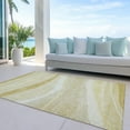 thumbnail image 6 of Addison Rugs Chantille Indoor/Outdoor Transitional Swirls Wheat Washable Rectangle Rug, 5' x 7'6", 6 of 6