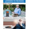 thumbnail image 4 of Radio ZHIWHIS ZWS-903 portátil AM FM DSP, reloj, temporizador, 4 of 8