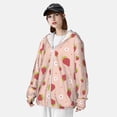thumbnail image 3 of Lsque Strawberries UPF 50+ Lightweight Sun Protection Men's Women's Long Sleeve Shirt, Hoodie Performance -3X-Large, 3 of 9