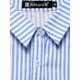 thumbnail image 5 of CamiDe Mujer Con Cuello De SolaY Mangas Largas Enrolladas Con Botones Azul Claro 3XL, 5 of 5
