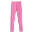 thumbnail image 4 of iixpin Girls Solid Color Swim Leggings Upf 50+ Sun Protective Rashguard Athletic Pants Gymnastics Dance Tights Pink 12, 4 of 6