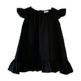 thumbnail image 1 of Robe Sans Manches pour Fille, Robe d'Été pour Filles, Robe Noire Évasée à Volants, Robes de Fête de Thé pour Filles, 1 of 4