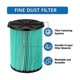 thumbnail image 2 of VF6000 5-Layer Pleated Replacement Vacuum Filter Compatible for 5-20 Gallon Wet/Dry Vacuums (2 Packs), 2 of 5